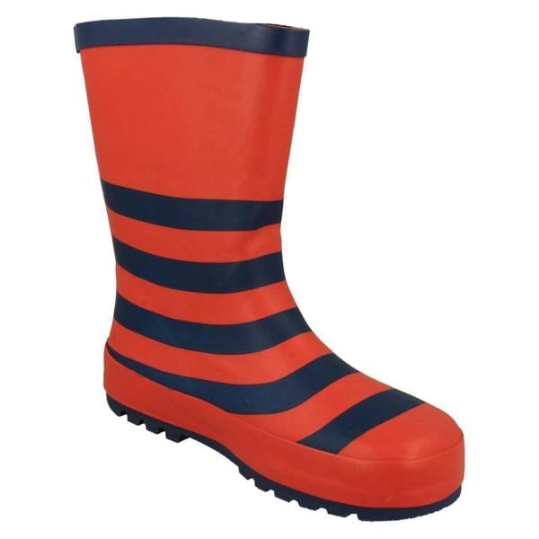 Spot On Childrens Spot On Buckle Detailed Wellingtons Stripe