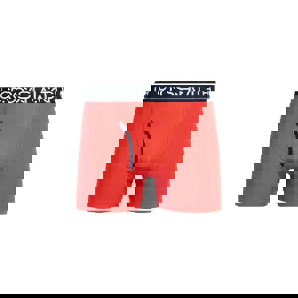 Crosshatch Mens Lynol Boxer Shorts (Pack of 3) - Red - 