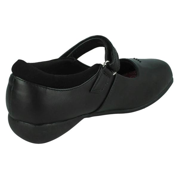 Walkright Girls Walkright Flower Detail School Shoes 20289