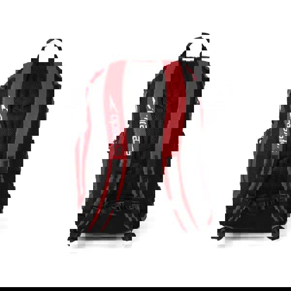 Red and black Speedo Teamster rucksack 35L with white logo