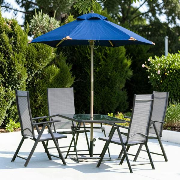 The Garden Marketplace Henley 4 Seater Garden Dining Set