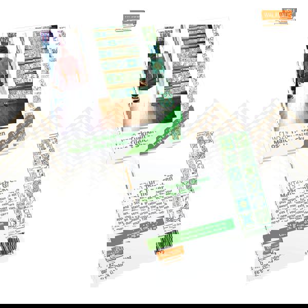 WT1520 - Turkish Green Mosaic Tile Sticker - 15 cm x 15 cm - 24 pcs