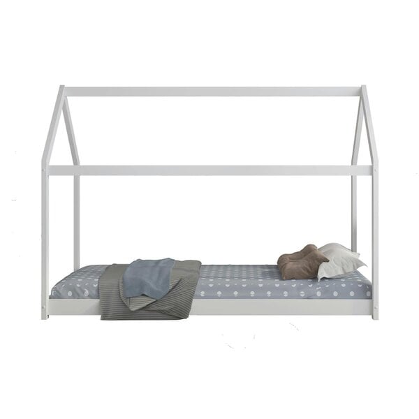 Kosy Koala House Bed Kids White 3ft Single Wooden Durable Pine Children Bedroom