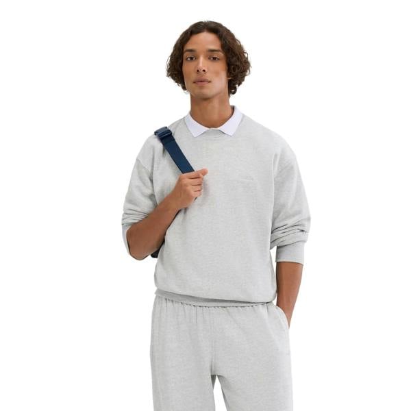 Ellesse Mens Rafori Sweatshirt - Light Grey Marl - 