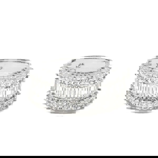 Say It With 2ct Cathedral Dress Ring - Sterling Silver