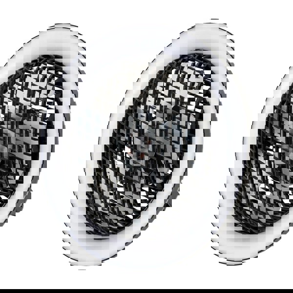 Black Rechargeable 3 Speed Desk Fan with LED Dimmable Ring Light Image 5