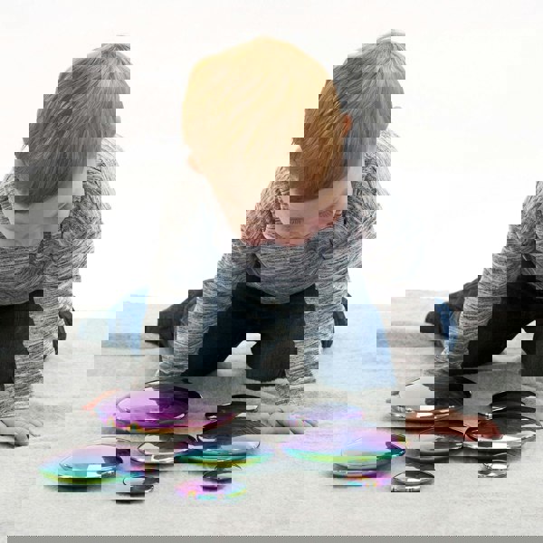 tickit Sensory Steel Colour Burst Buttons