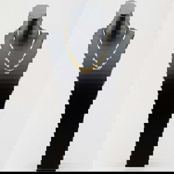 T. H. Baker 9ct Gold 18 inch Graduated Chain Necklace NBE027