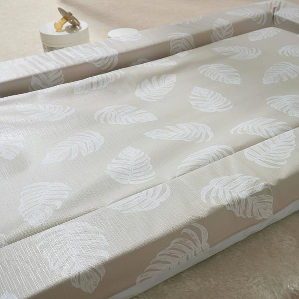 Baby Changing Mat Palm Bay - Greige - The Tiny Bed Company™
