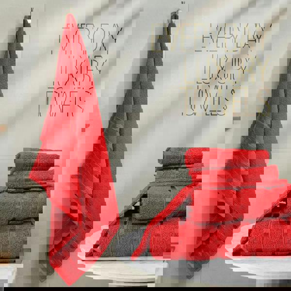 Smart Living Boston 8 PCS Towel Bale Set - Red