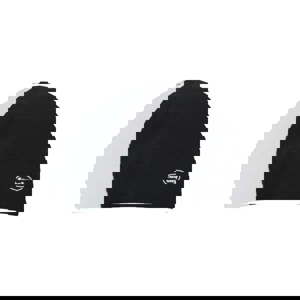 Fosby logo black and white beanie style adult fabric swim cap