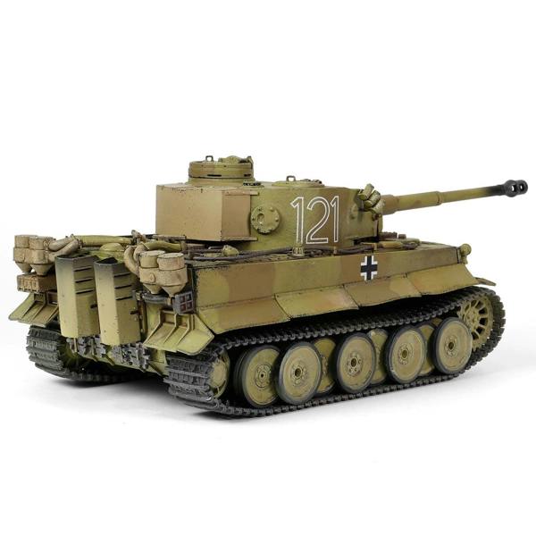 a model of a military tank