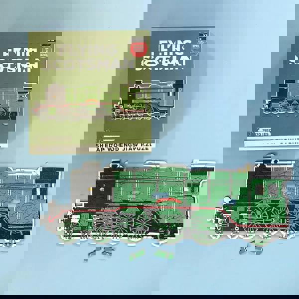 Me and My Car Flying Scotsman Shaped Wooden Jigsaw Puzzle