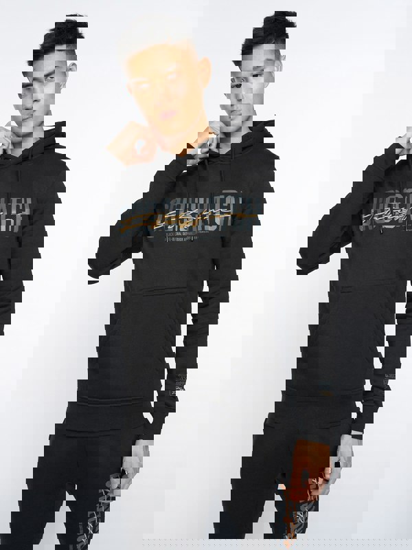 Crosshatch Gooch Hoodie Black