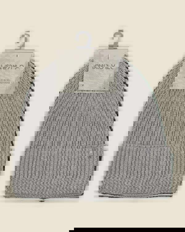 Larsson & Co Kannus - 2 Pack Knitted Beanie Hat