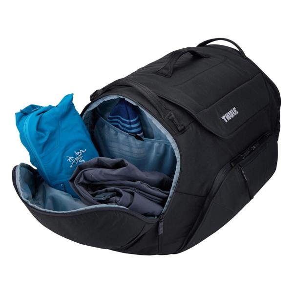 Thule RoundTrip Ski Boot Bag 80L Black Travel Duffel for Ski & Snowboard