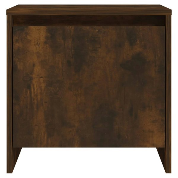 Berkfield Bedside Cabinet Smoked Oak 45x34x44.5 cm Engineered Wood