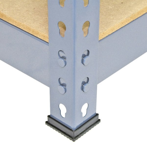 Monster Racking 3 x Q-Rax Grey Metal Racking Units 120 x 50 x 180cm