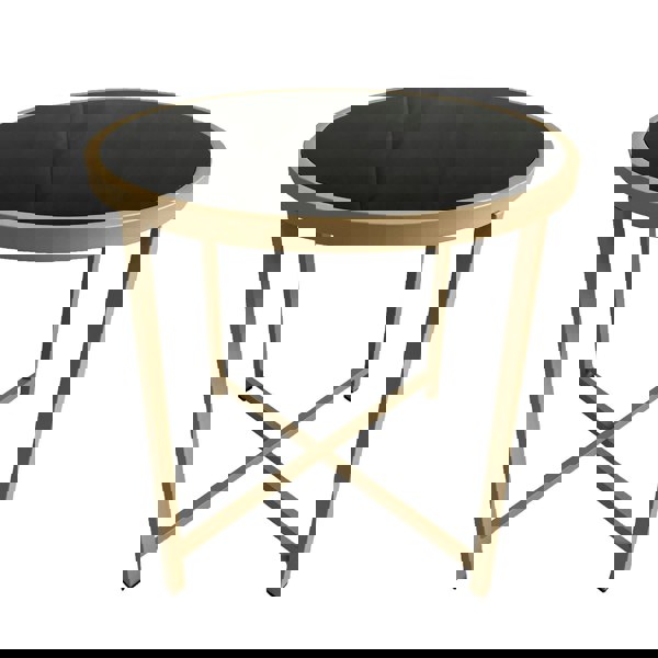 Furniture One 3 Pieces Garden Patio Furniture Set, 2 Seater Bistro Set Weather Resistant Leather Effect Conversation Set, Max capacity 180 KGS - Brown