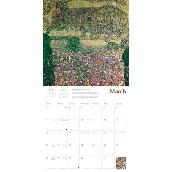 Gustav Klimt, Landscapes Calendar 2027, Wall Calendars, Month To View, Art, Gift