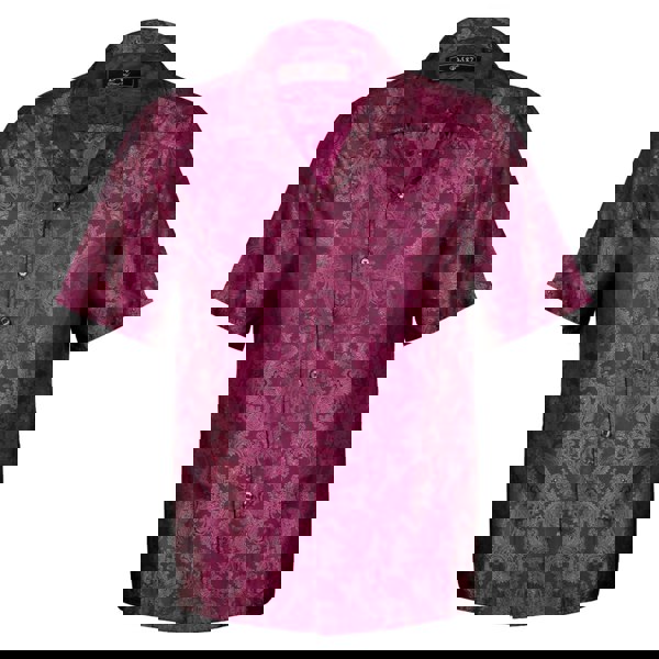 Product image of Men's Washington Cuban Collar Paisley Shirt for David Wej