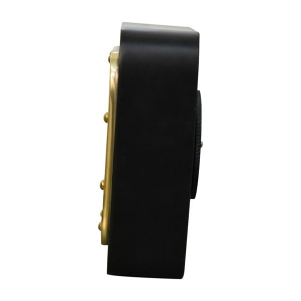 Artisan Furniture Black and Gold Small Table Clock