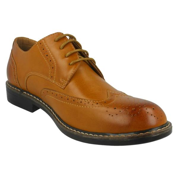 Maverick Mens Malvern Lace Up Brogue Shoes
