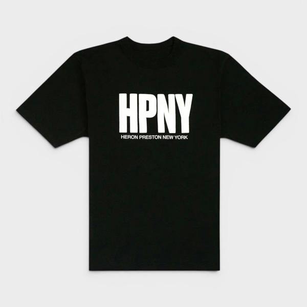 Heron Preston HPNY Logo Tee Black White