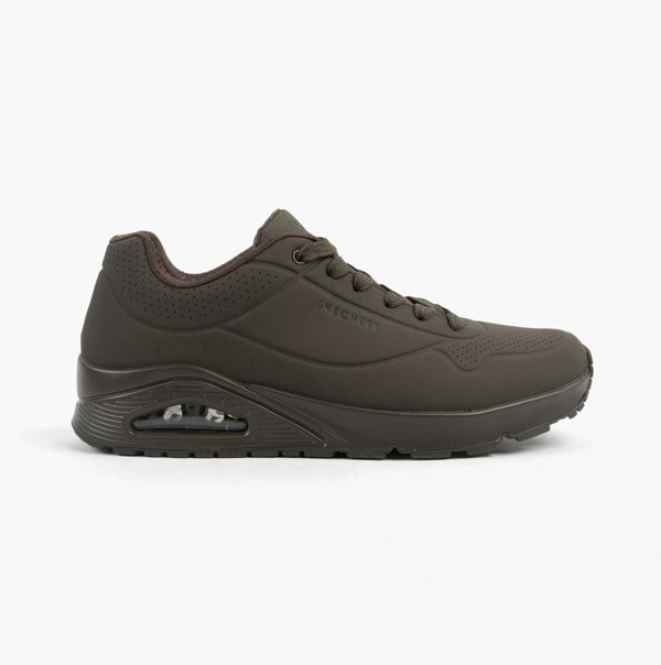 Skechers UNO - STAND ON AIR Mens Trainers Chocolate