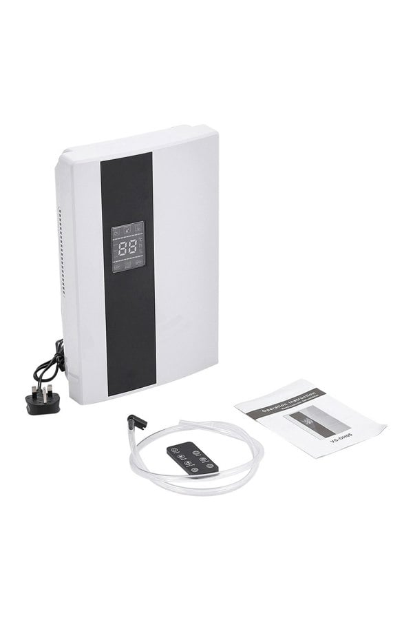 Living and Home Silenced Remote Control Dehumidifier with Drain Hose