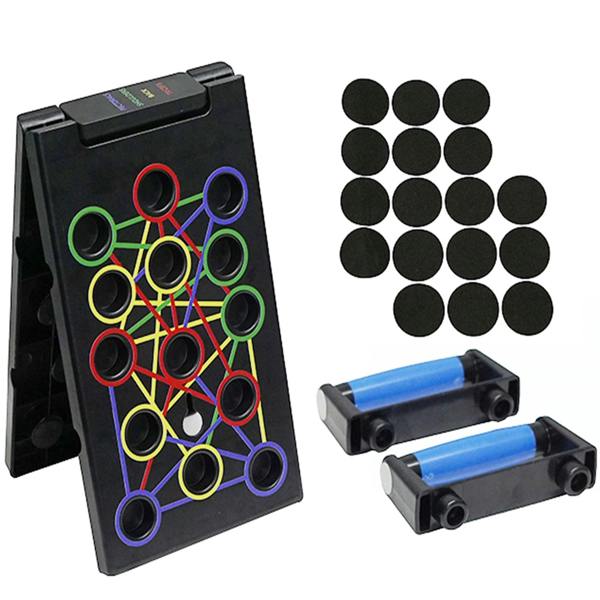Gr8 Home Foldable 24 in 1 Push Up Board Bars Portable Rack Stand Home Gym Fitness Workout
