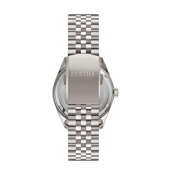 Bertha Marina Mother-Of-Pearl Bracelet Watch - Silver/Dark - BTHBS1702
