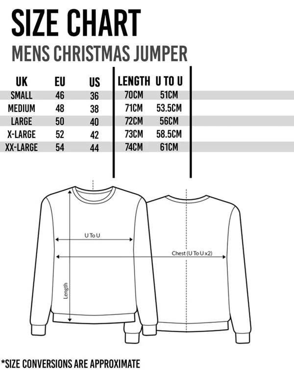 Teenage Mutant Ninja Turtles Mens Green Logo Christmas Jumper
