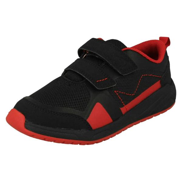 Clarks Boys Clarks Lightweight Hook And Loop Fastening Trainers Aeon Dash