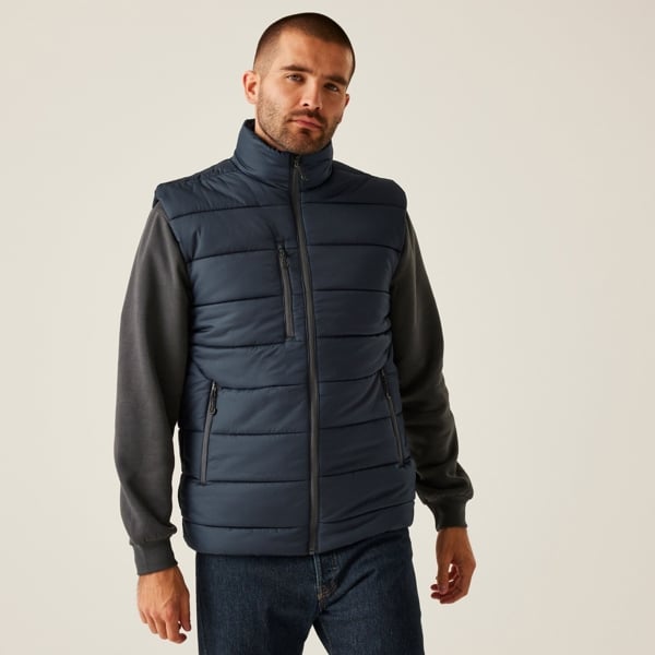 Regatta Mens Navigate Thermal Body Warmer - Navy Seal Grey