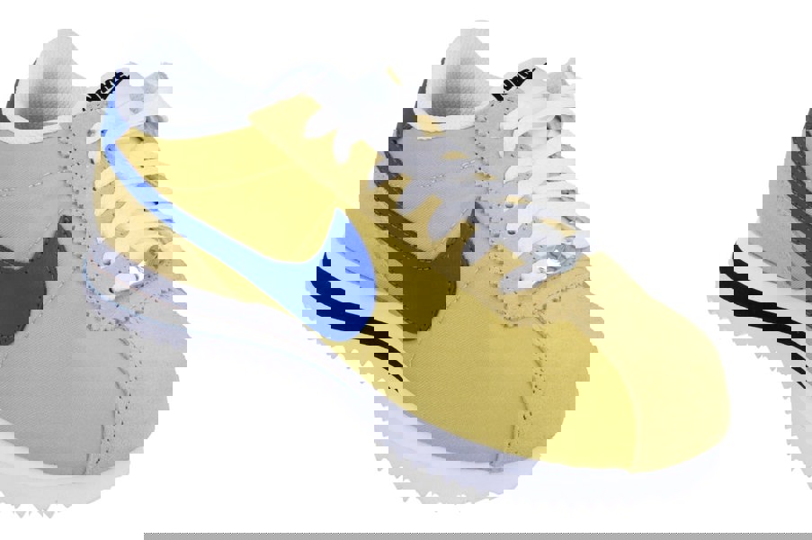 Nike Cortez Womens Trainers Dz2795  701 - Infinite Gold Game Royal White 701 - Photo 3