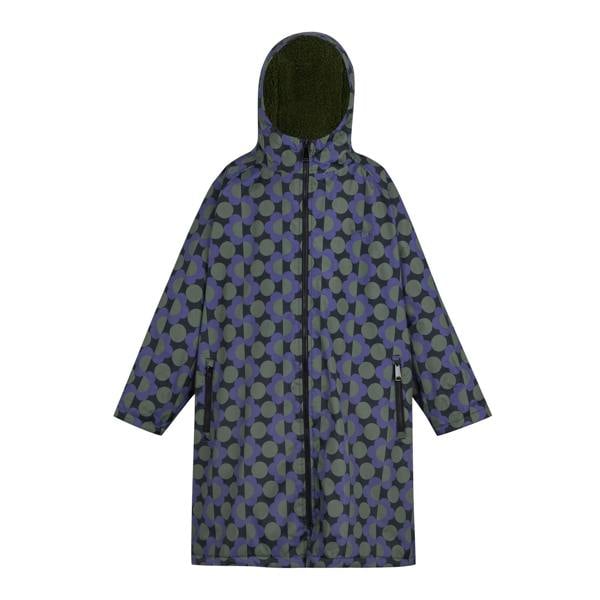 Regatta Kids Orla Kiely Spotted Changing Robe - Blue/Dark Olive