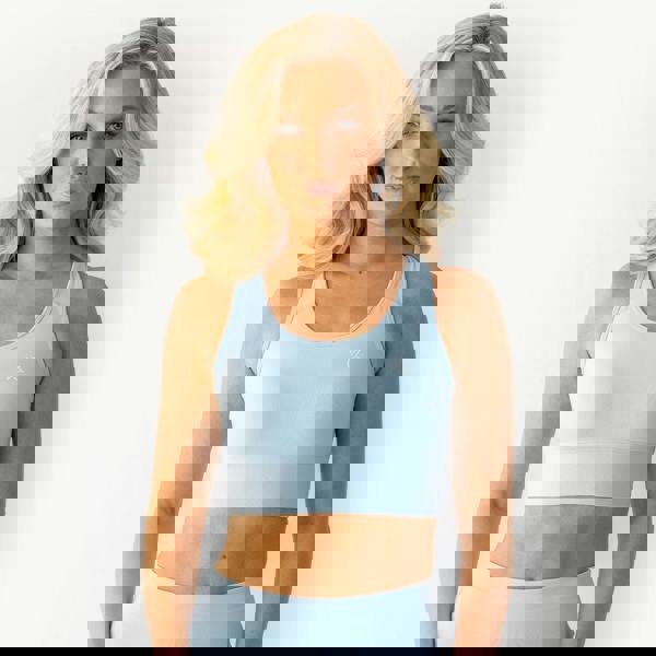 Kecks Powder Blue Active Sports Bra
