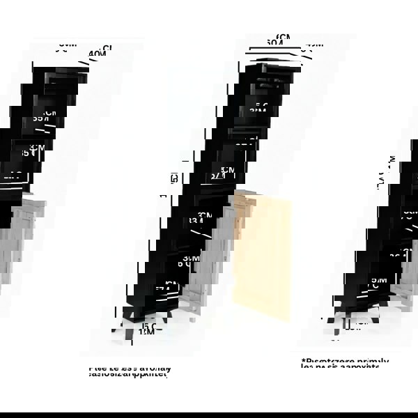 IH Design Dusk Mango Wood Drinks Cabinet/Bookcase