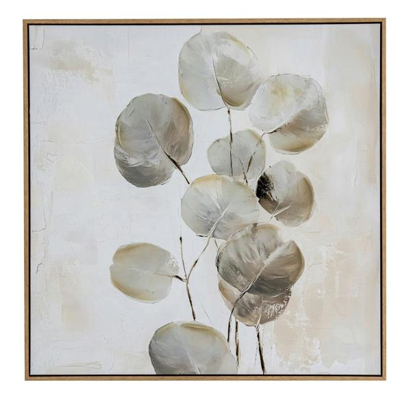 Silvra Hand Painted Canvas In Frame