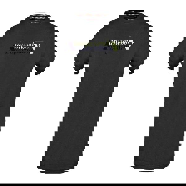 Aquascutum Mens Reflective Logo T-Shirt - Black