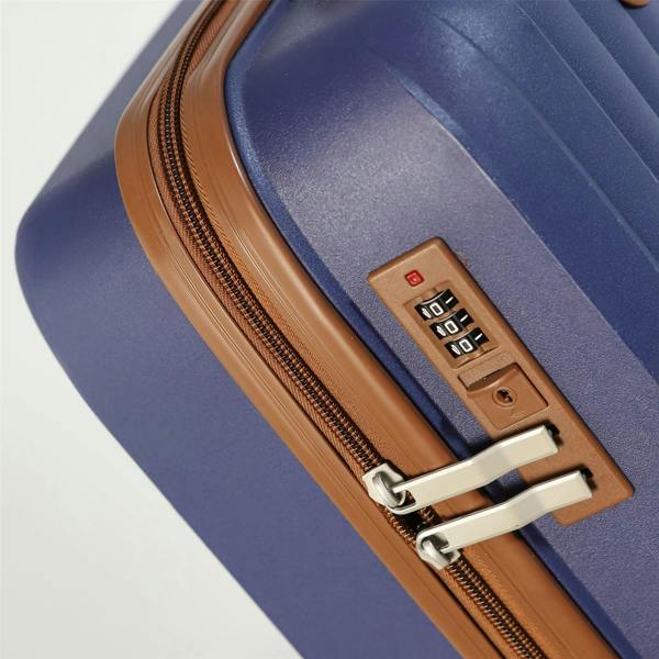 Infinity Luggage Strong Hard Shell Suitcase Set 8 Wheel Cabin Luggage Holiday Travel Case