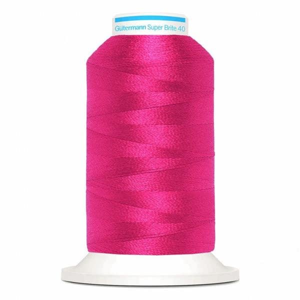 Gutermann Super Brite Polyester 40 Embroidery Thread 1000m Polyester Thread Suitable For Embroidery