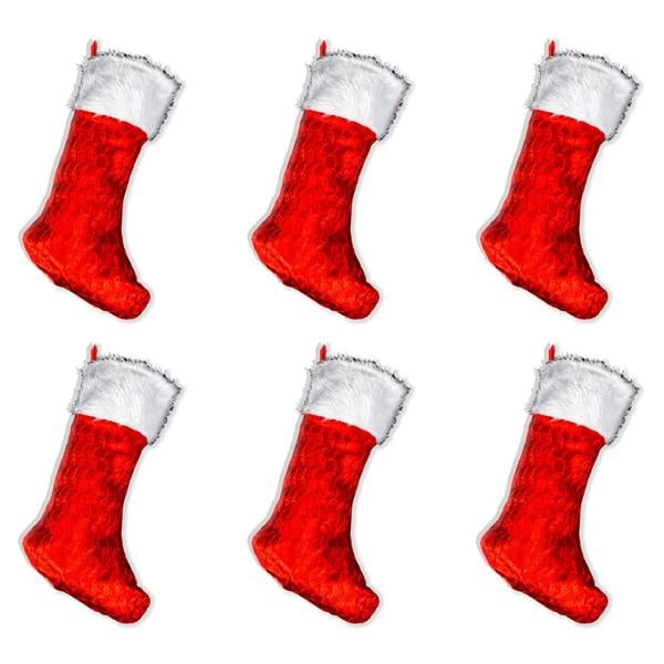 Red Christmas Stockings Variant Family | Deluxe Festive Designs and Pack Options image 1