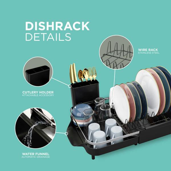 DMD Collective Expandable Dish Drainer Rack