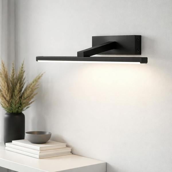 Pagazzi Lighting Vesper Black Magnetic Rechargeable LED Picture Light