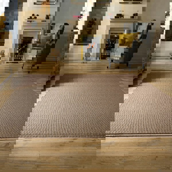 My Mat Sculptured Washable Waffle Texture Mink