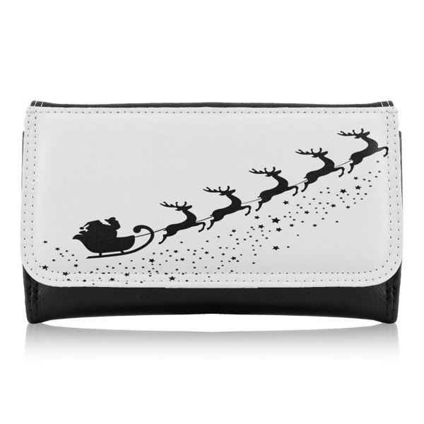 Benjamin Tate Design Santa Claus Flying Dining Maxi Purse