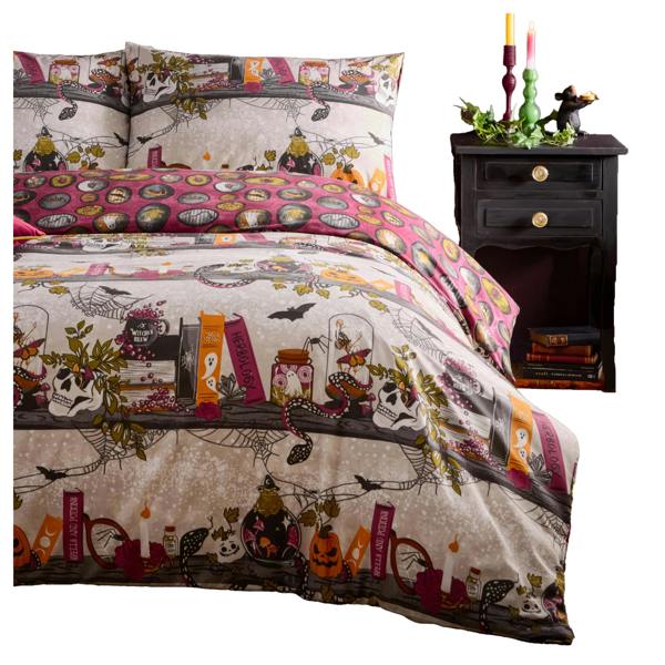 Furn Ultimate Reversible Velvet Printed Duvet Cover Set - Multicoloured - 