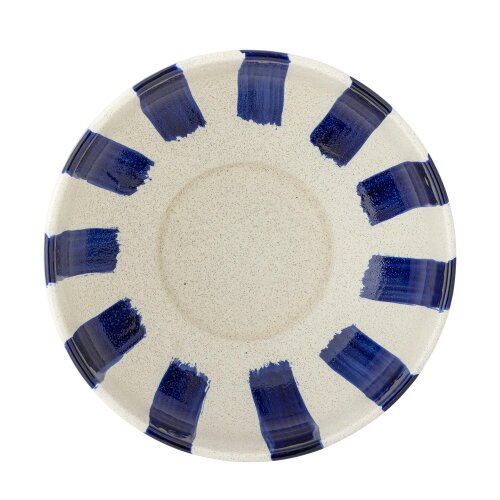 Love Frankie Cobalt & Bone XL Stoneware Serving Bowl